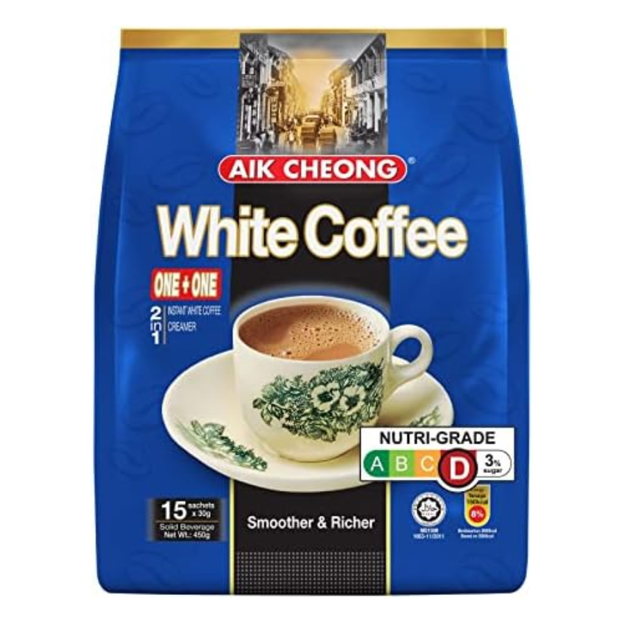 Aik Cheong 2-in-1 White Coffee with Creamer 15x30g
