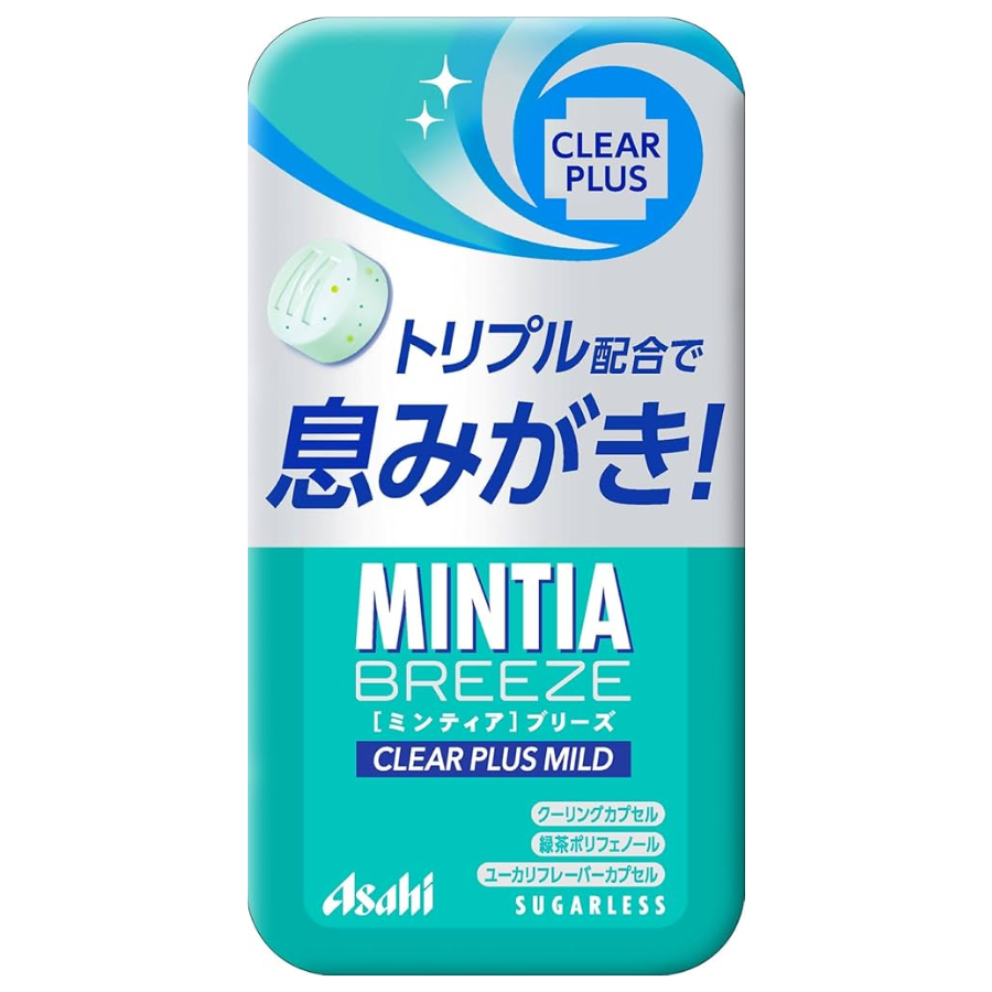 Asahi Mintia Breeze Clear Plus Mild Tablet Candy 22g (BB: 31.12.25)