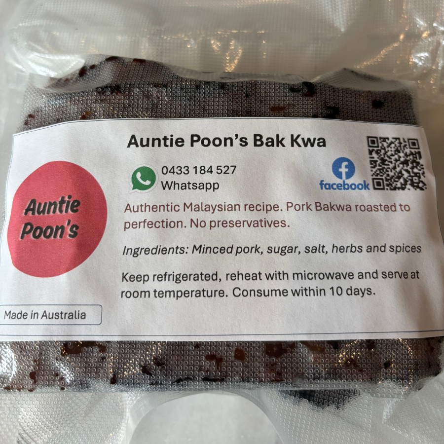 Auntie Poon's Premium Pork Bakwa Spicy 200g