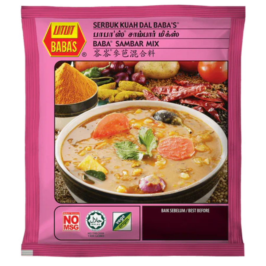 Baba Sambar Mix Powder 250g (BB: 07.06.25)