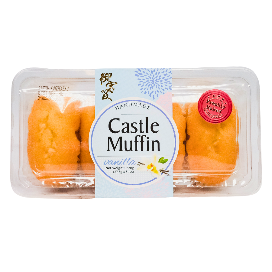 Castle Muffin Handmade Vanilla Flavour 220g (BB: 21.05.25)
