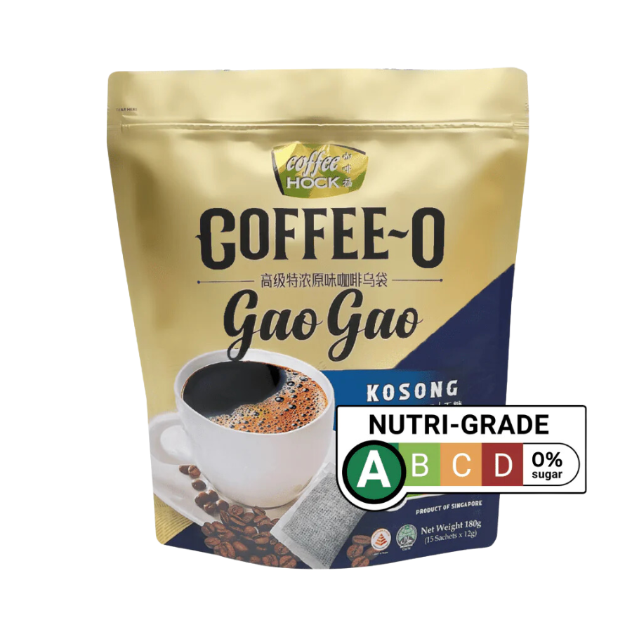 Coffee Hock Coffee-O Gao Gao Kosong (No Sugar) 15x12g