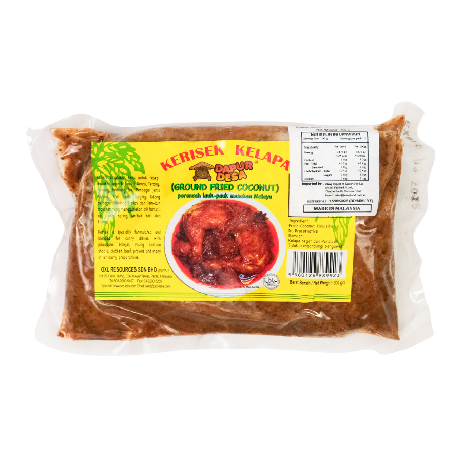 Dapur Desa Ground Fried Coconut Paste (Kerisik) 300g