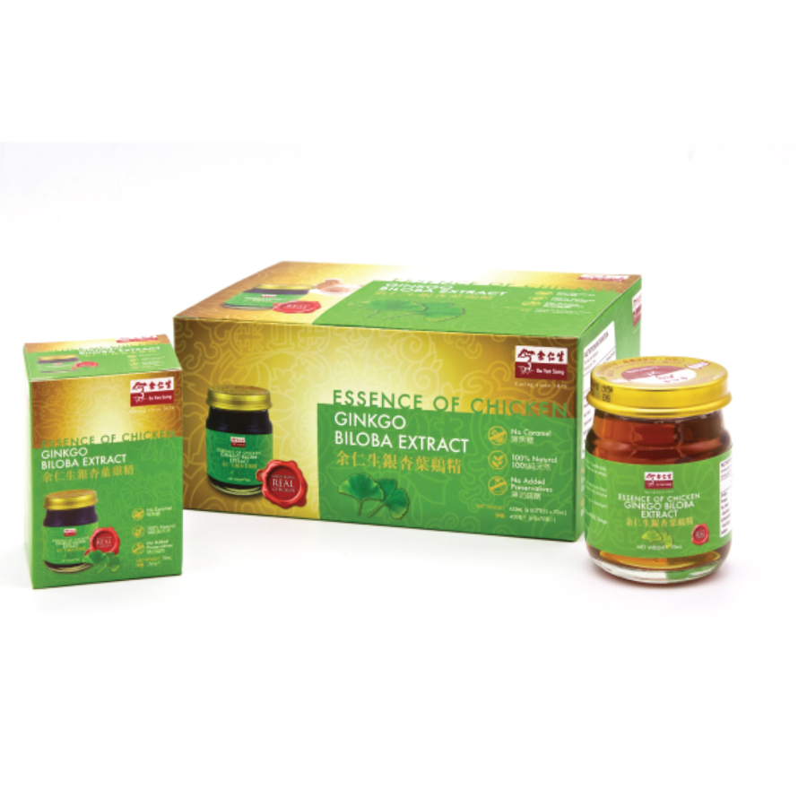 Eu Yan Sang Essence of Chicken with Ginkgo Biloba Extract 6x70ml