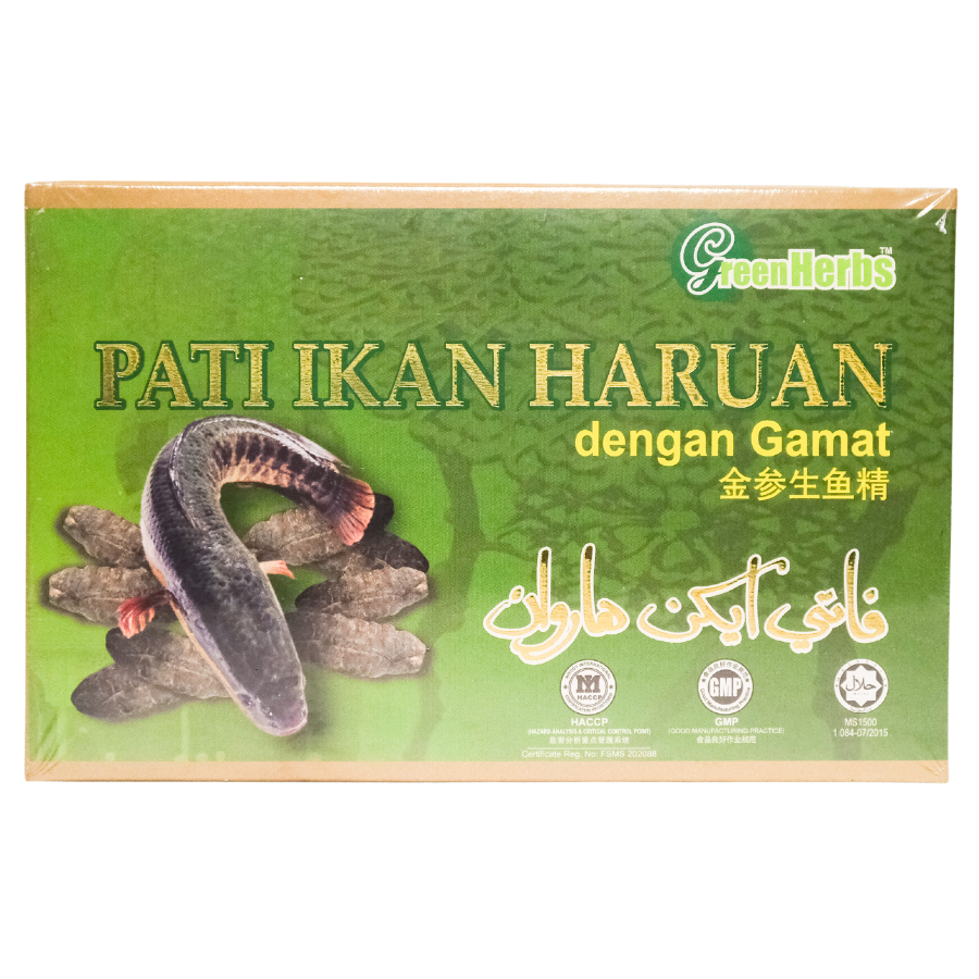 Green Herbs Pati Ikan Haruan Dengan Gamat 6x70ml