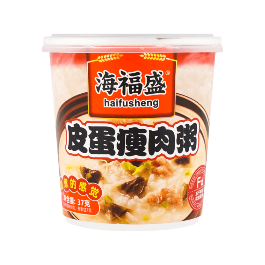 Hai Fu Sheng Instant Congee Pork with Century Egg 37g
