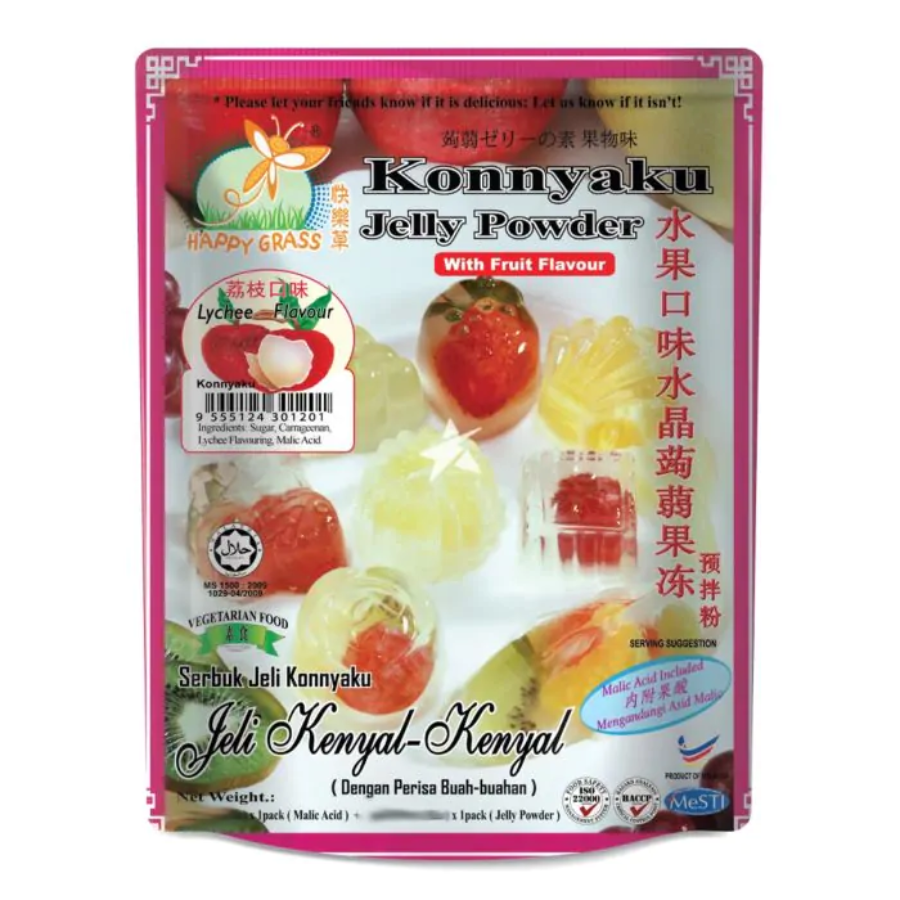 Happy Grass Konnyaku Jelly Powder Lychee Flavour 280g