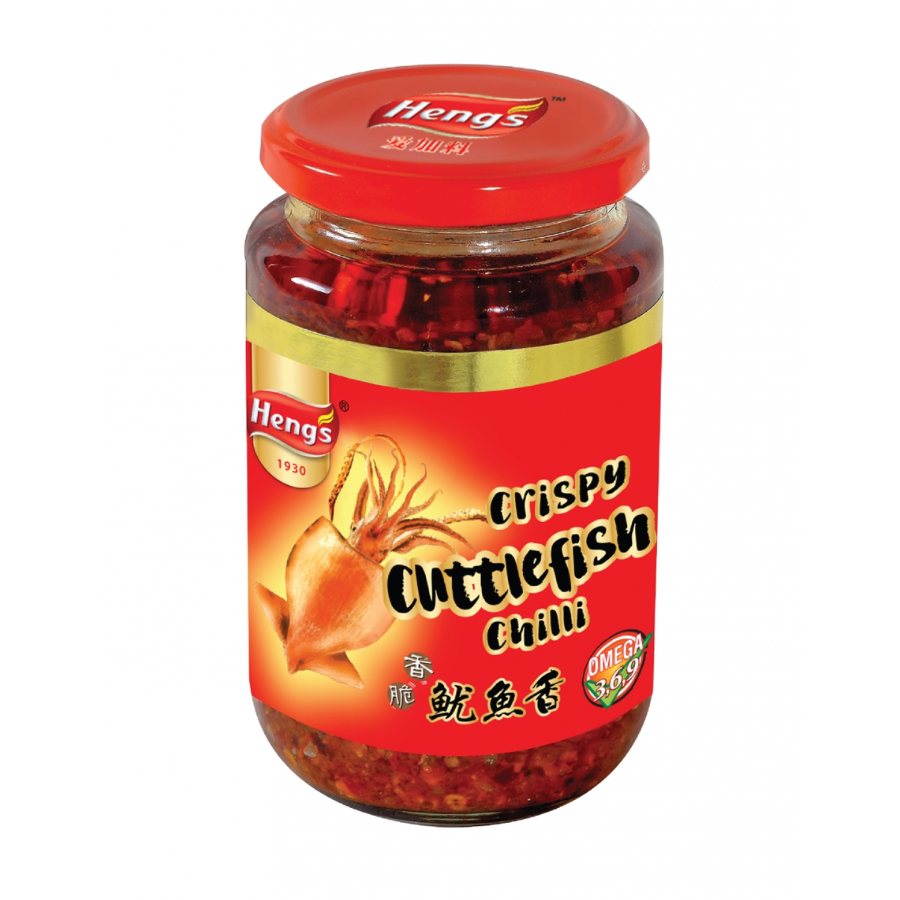 Heng's Crispy Cuttlefish Chilli Mix 340g