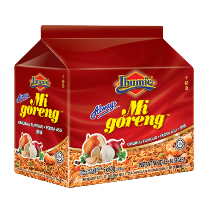 Ibumie Always Mi Goreng Asli 5x80g Pack
