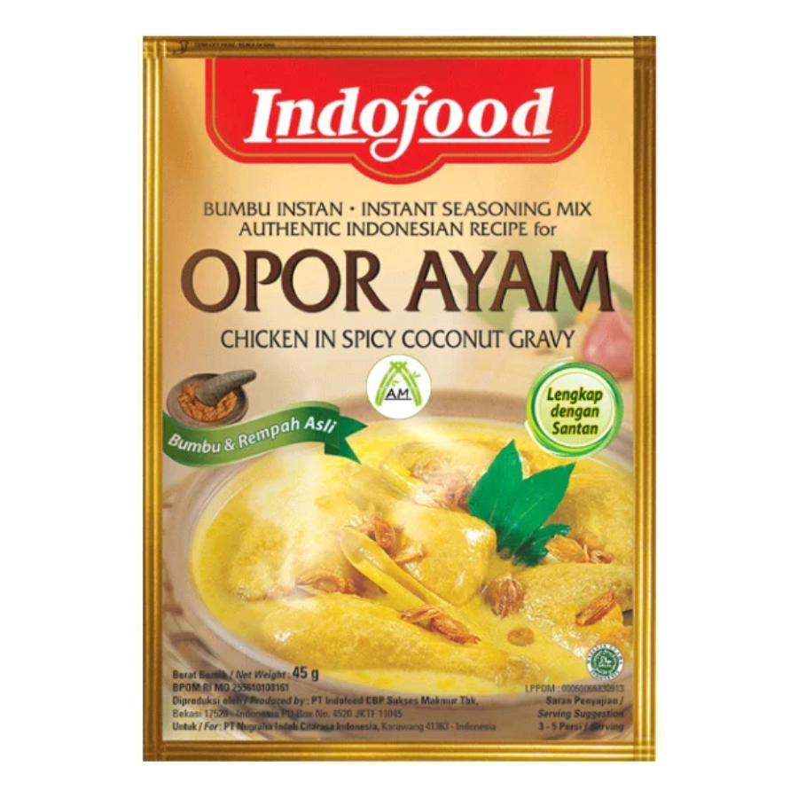 Indofood Instant Seasoning Mix for Opor Ayam 45g (BB: 12.01.25)
