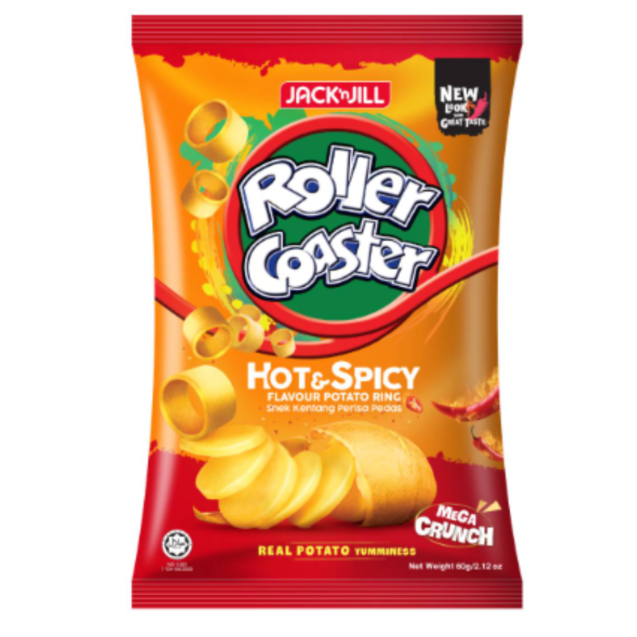 Jack 'n Jill Roller Coaster Hot & Spicy 60g