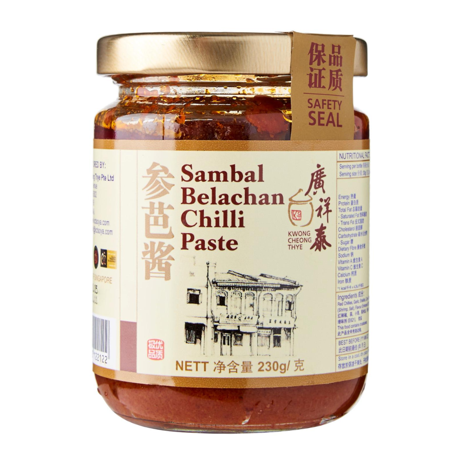 KCT Sambal Belachan Chilli Paste 230g (EXP: 29.01.26)