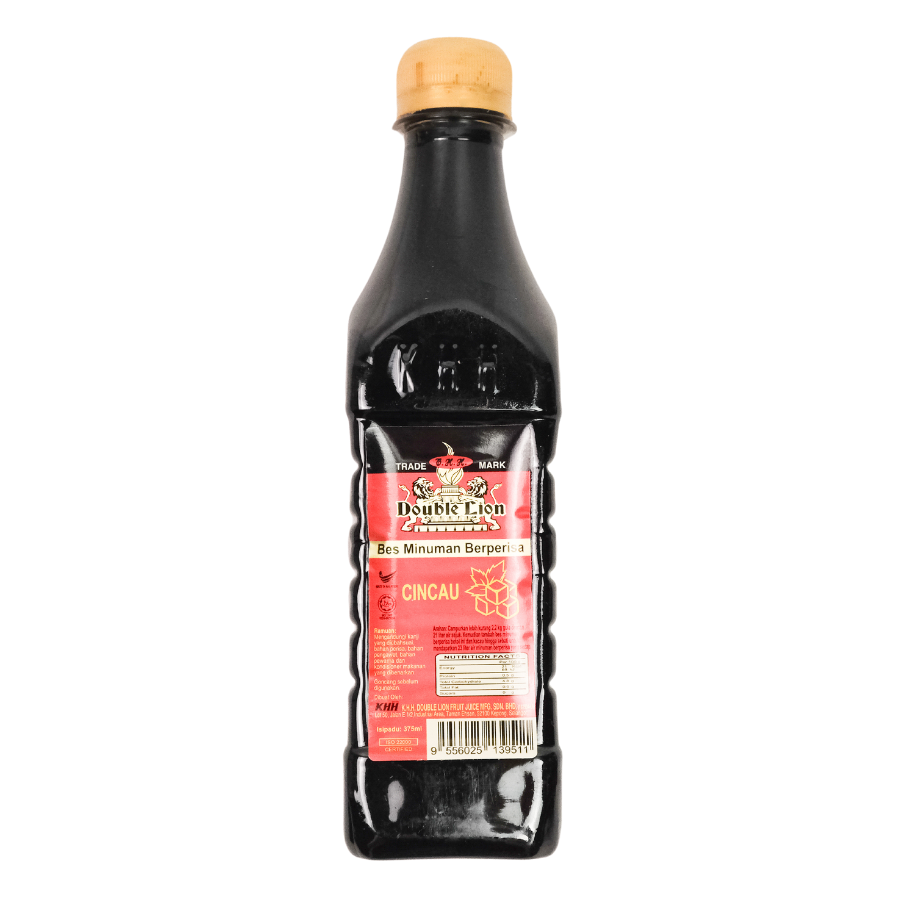 KHH Double Lion Flavoured Concentrate Cincau Syrup 350ml (BB: 08.04.25)