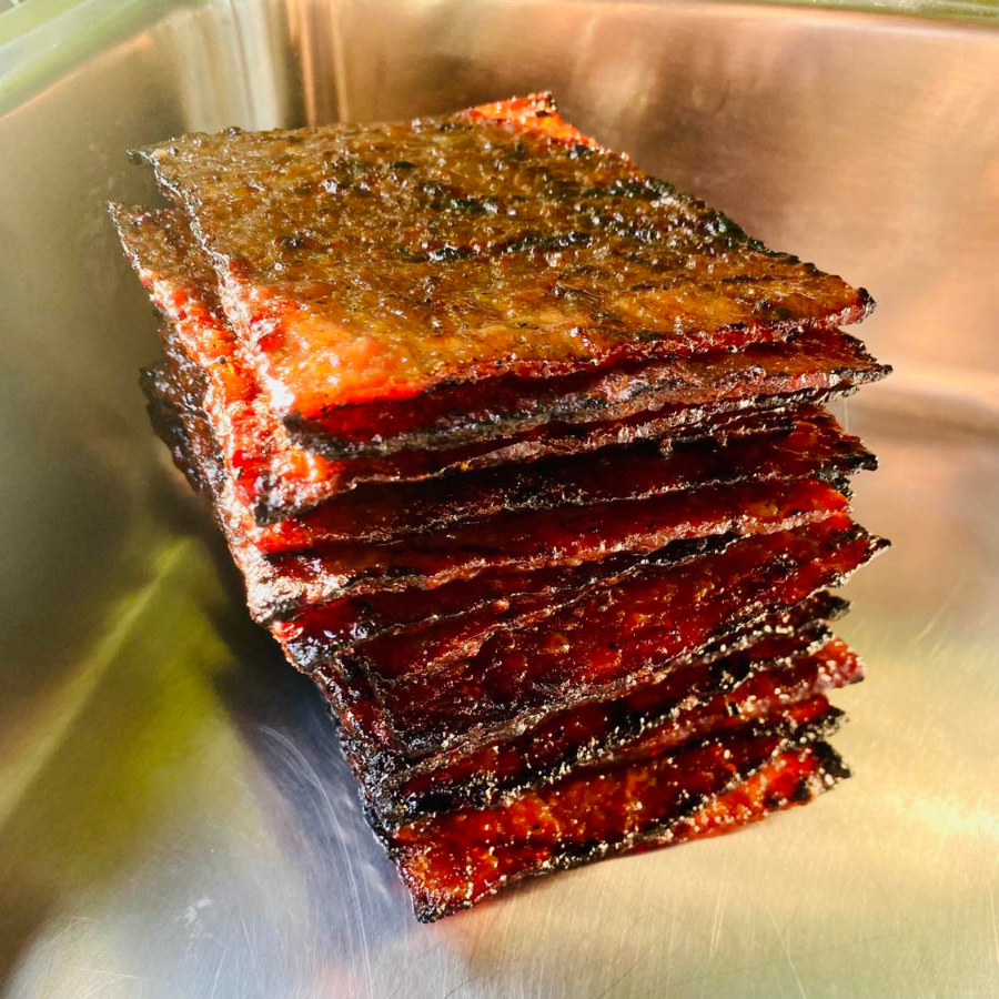 Roastdfunkd Lee Bakwa Premium XO Pork Jerky Spicy Level 1