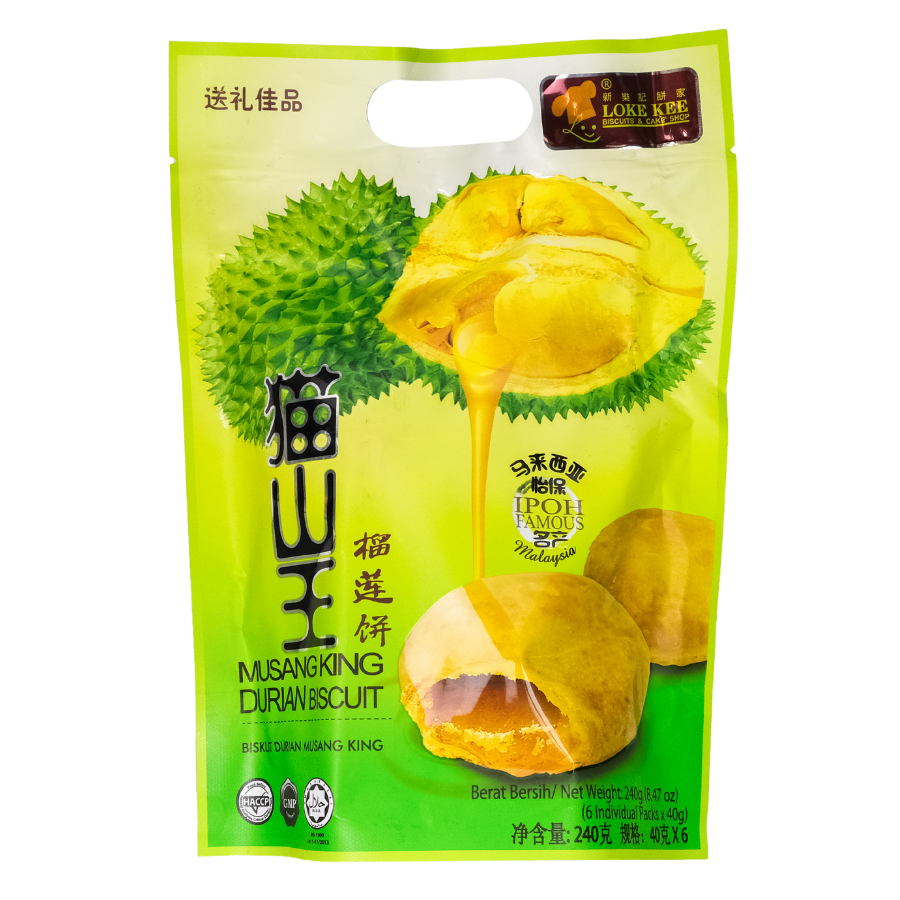 Loke Kee Musang King Durian Biscuit 240g (EXP: 10.01.26)