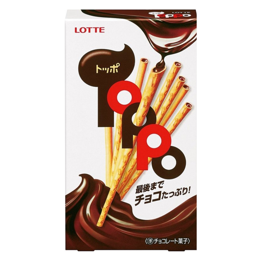 Lotte Toppo Chocolate Pretzel Stick 72g