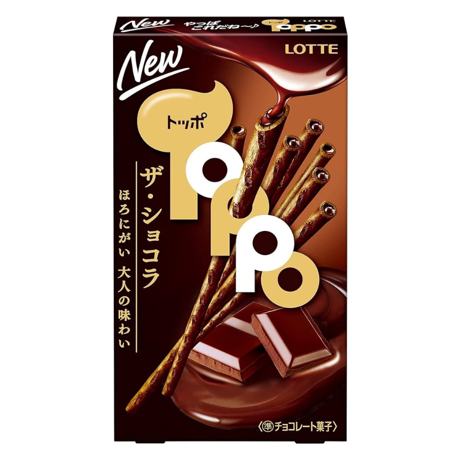 Lotte Toppo Double Chocolate Pretzel Stick 72g