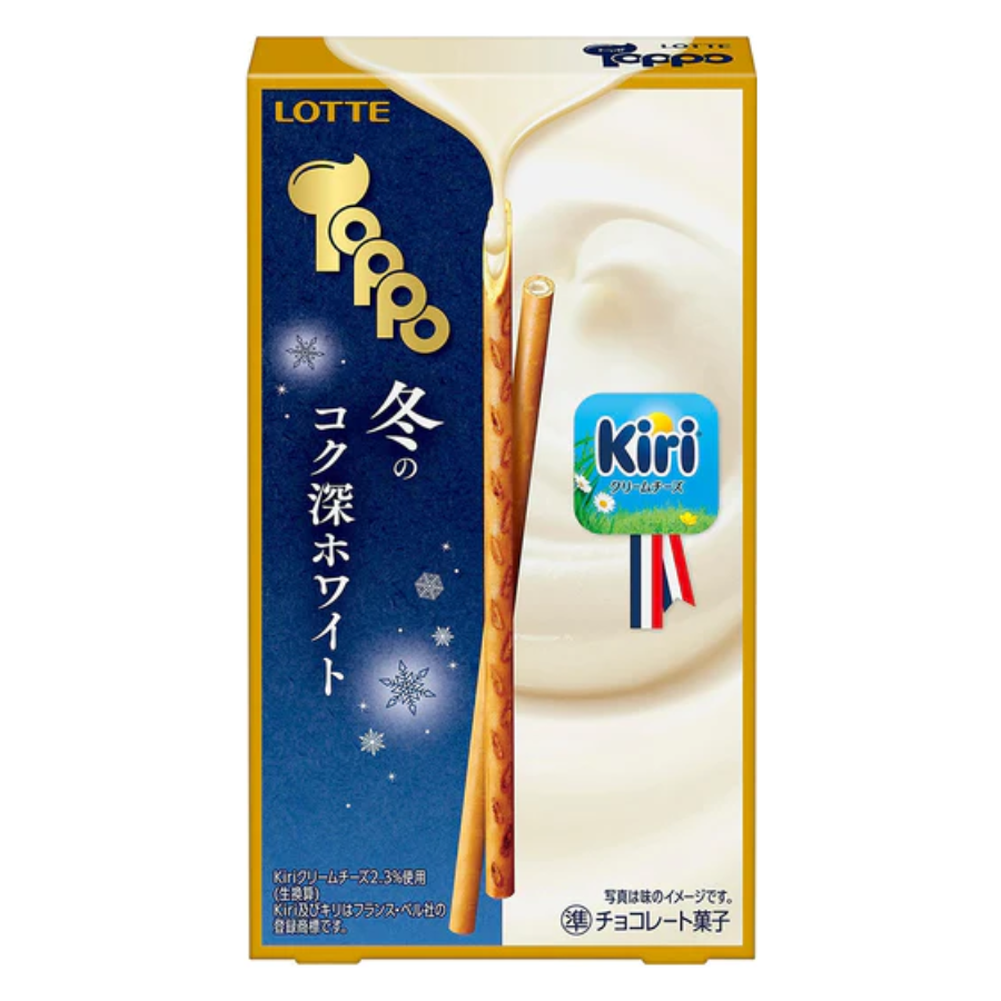 Lotte Winter White Pretzel Stick Cream Cheese Flavour 72g