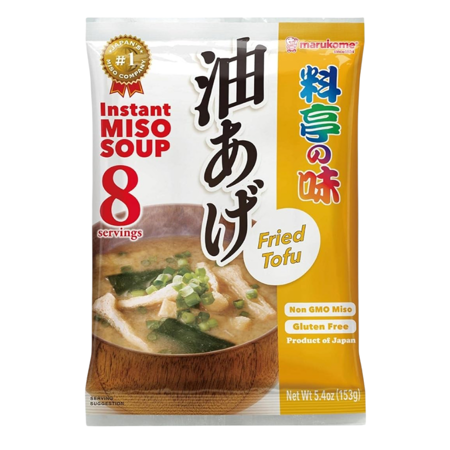 Marukome Instant Miso Fried Tofu & Wakame 152g