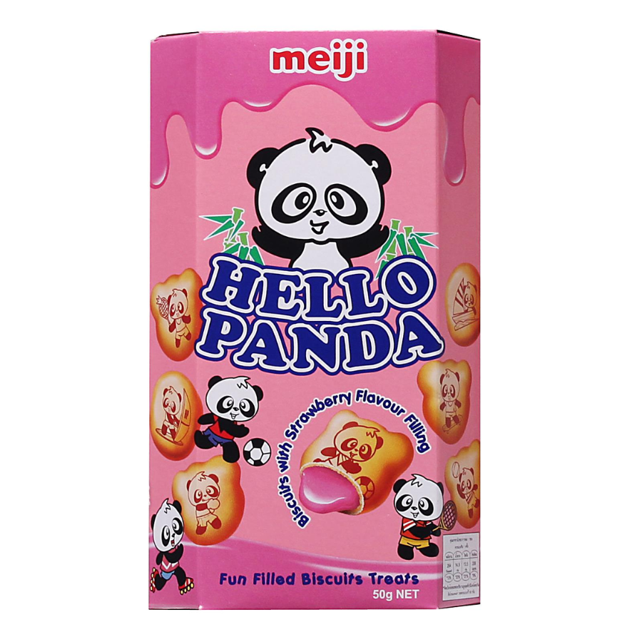Meiji Hello Panda Strawberry 50g