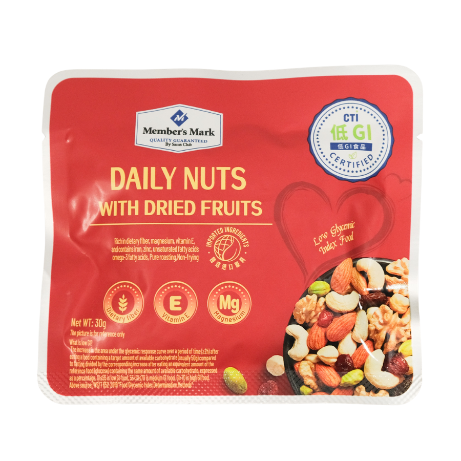 Member's Mark Daily Nuts with Dried Fruits 30g (BB: 28.08.26)