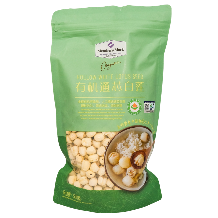 Member's Mark Organic Hollow White Lotus Seed 500g