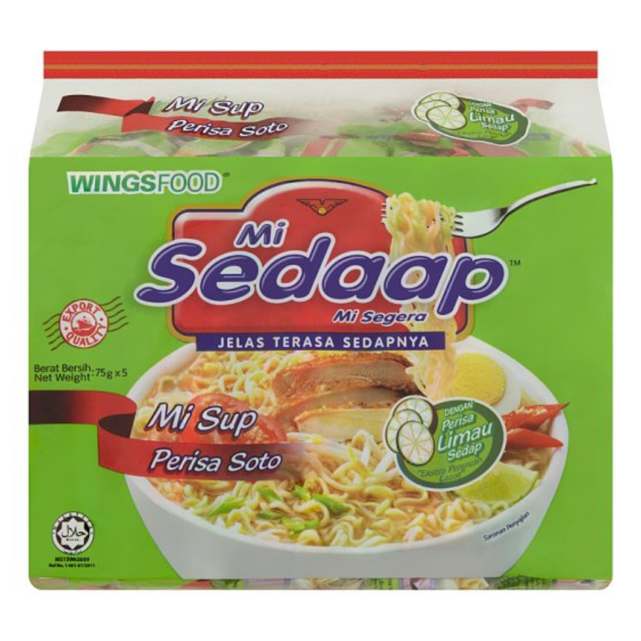 Mi Sedaap Mi Sup Soto 5x75g Pack