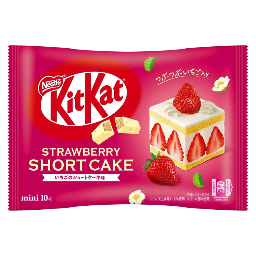Nestle KitKat Mini Chocolate Strawberry Short Cake 145g