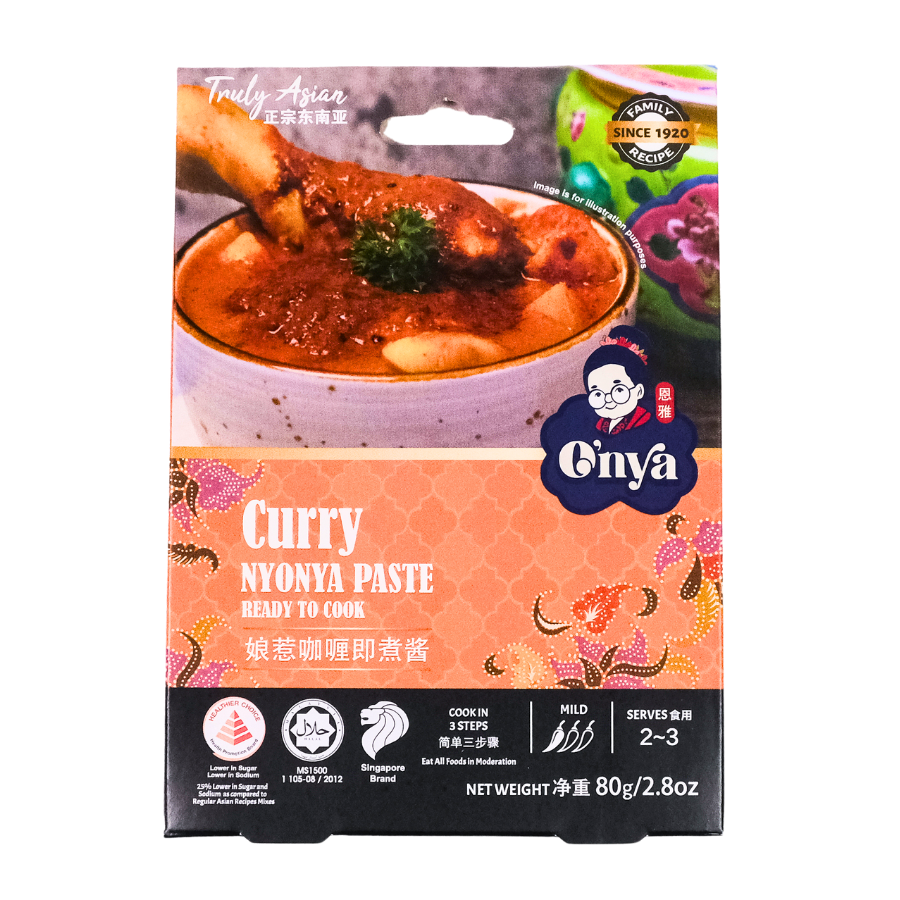 Onya Curry Nyonya Paste 80g (BB: 02.10.26)