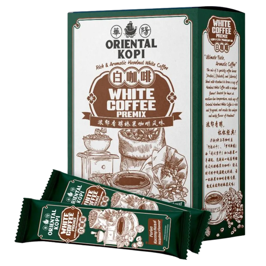 Oriental Kopi Hazelnut White Coffee 10x40g