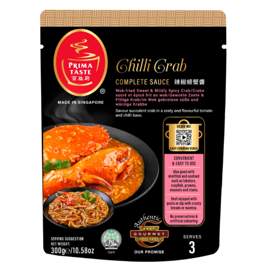 Prima Taste Chilli Crab Complete Sauce 300g