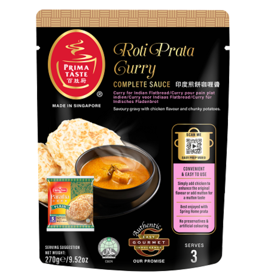Prima Taste Roti Prata Curry Complete Sauce 270g