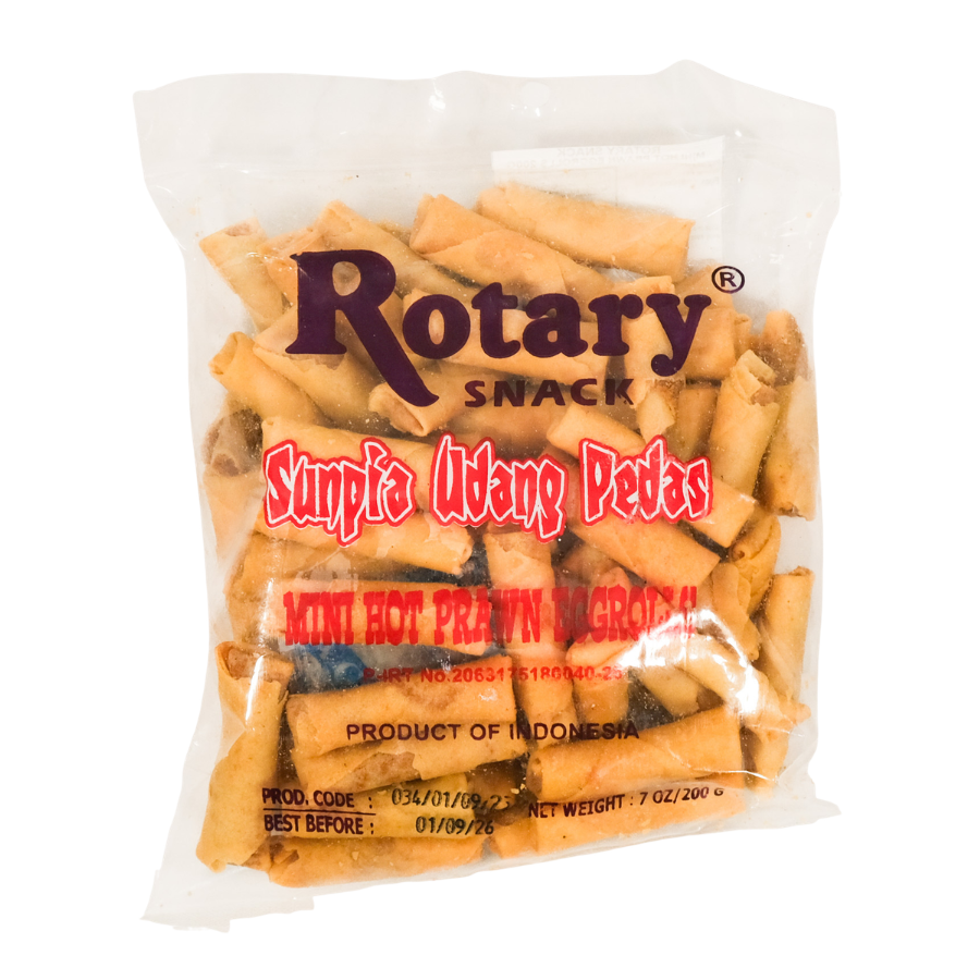 Rotary Sunpia Udang Pedas (Spicy Prawn Roll) 200g (BB: 01.09.26)