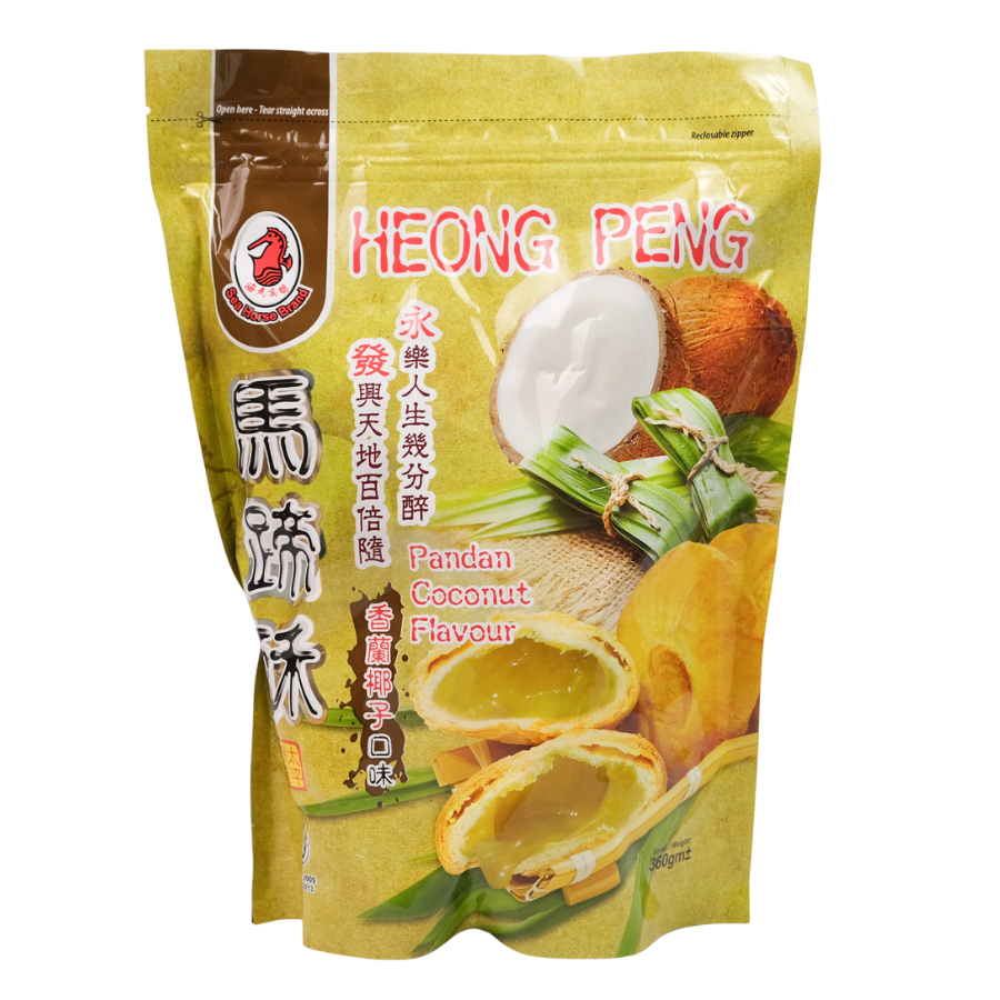 Sea Horse Heong Peng Pandan 360g