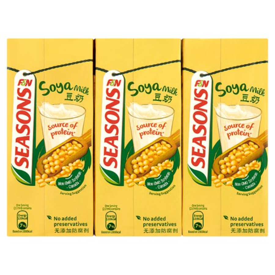 Seasons Soya Bean 6x250ml (BB: 09.10.25)