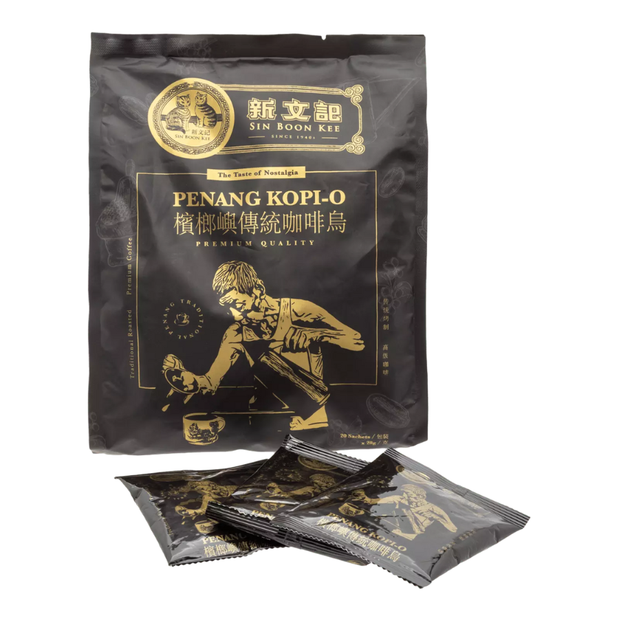 Sin Boon Kee Penang Kopi-O 2-in-1 (with Sugar) (Black) 20x28g