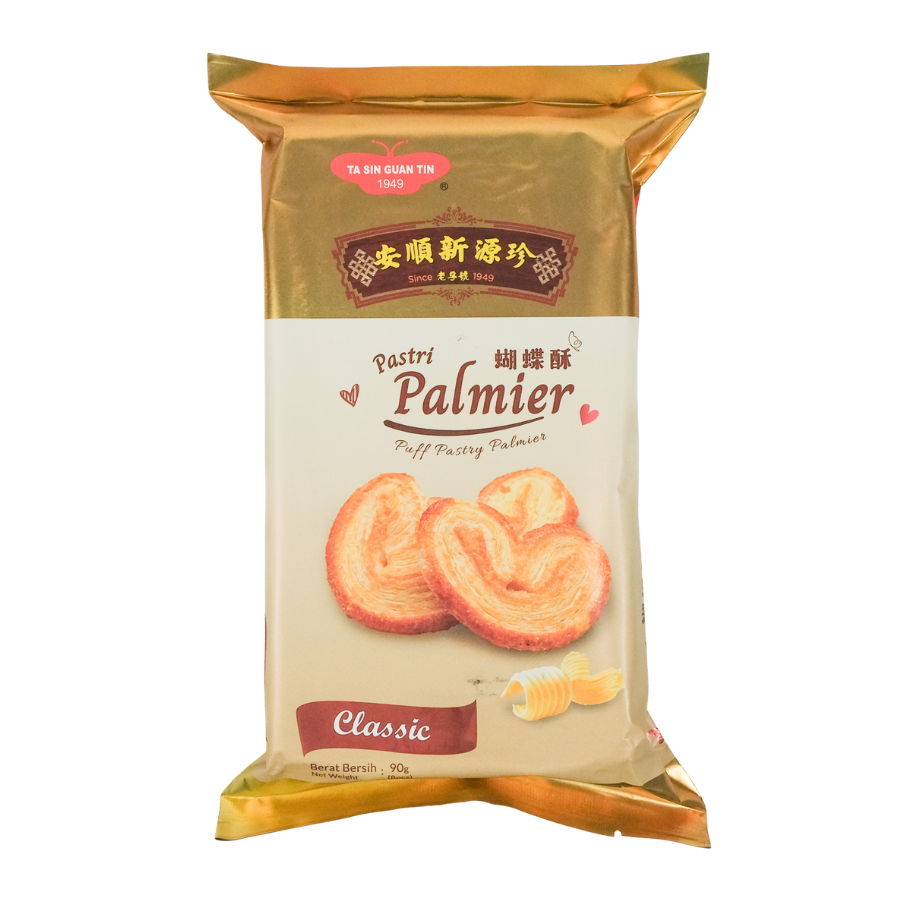 Ta Sin Guan Tin Classic Palmier Pastry 90g