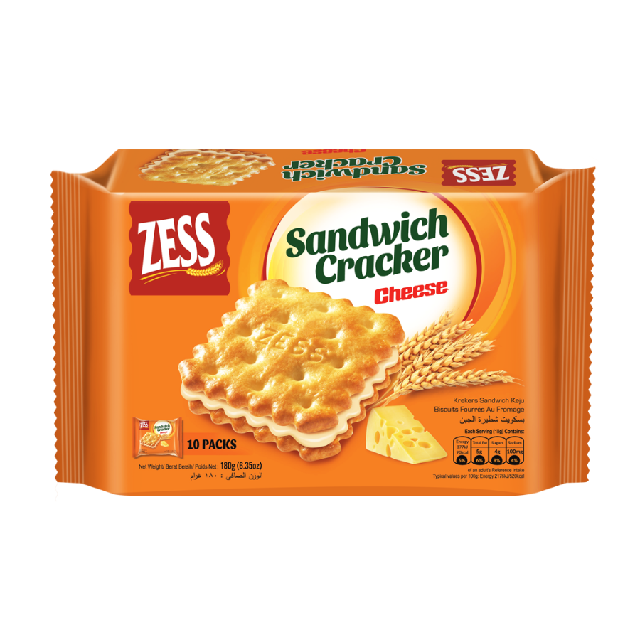 Zess Cheese Cracker 180g (EXP: 17.09.26)
