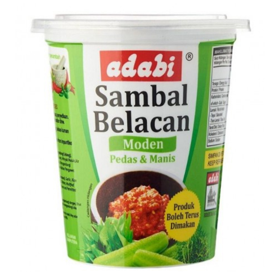 Adabi Modern Spicy & Sweet Sambal Belacan 180g