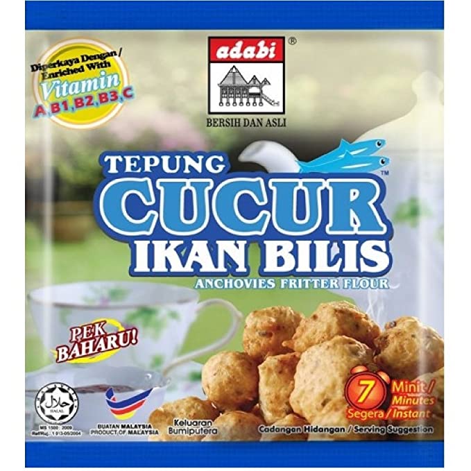 Adabi Tepung Cucur Ikan Bilis 200g