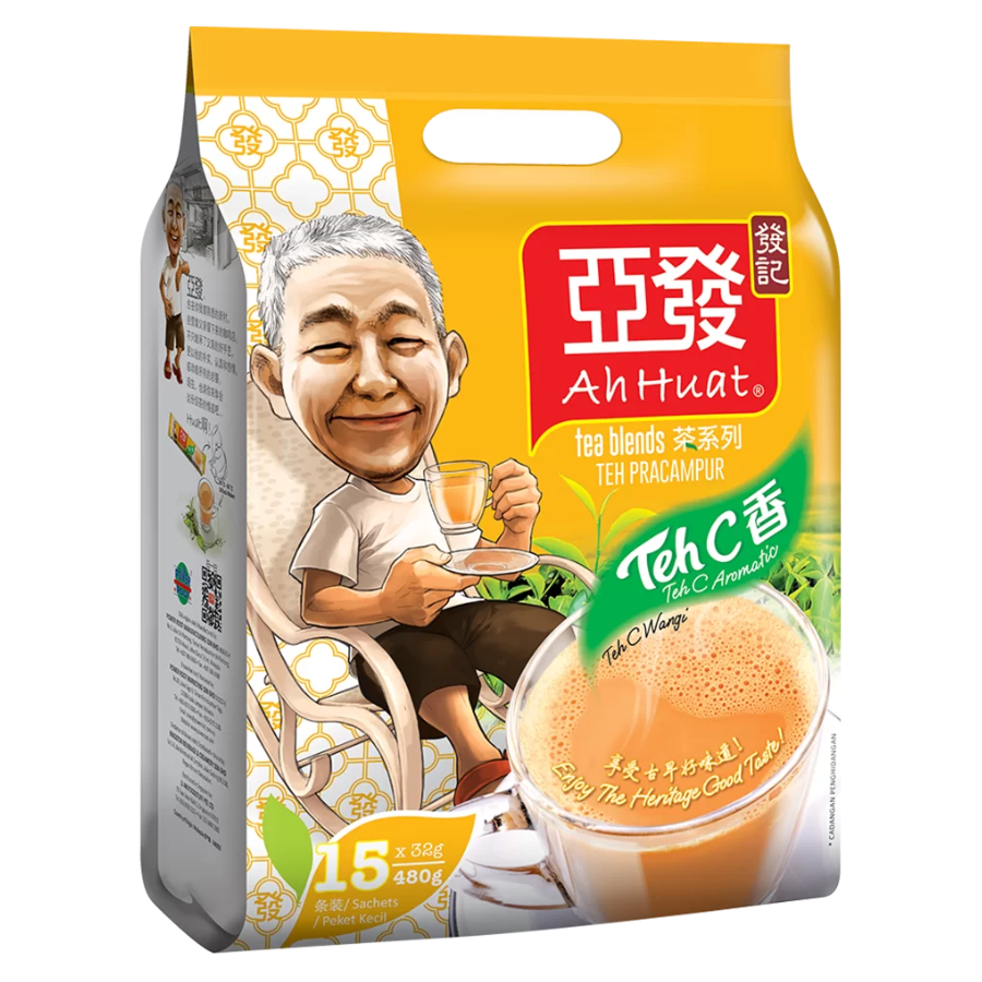 Ah Huat Milk Tea (Teh C) 32x15g