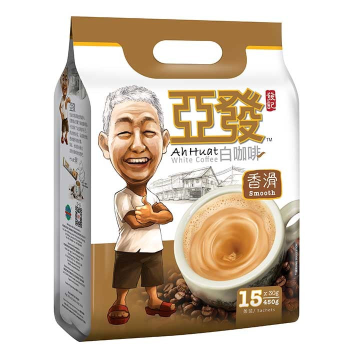 Ah Huat White Coffee (Smooth) 15x28g