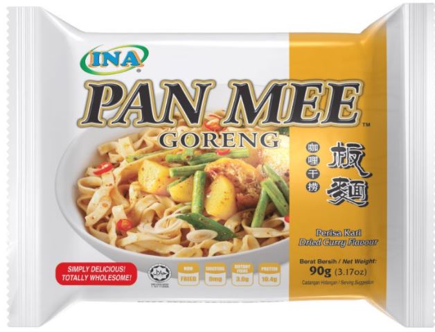 INA Pan Mee Assorted Flavours Noodles 5x90g Pack (BB: 15.02.26)