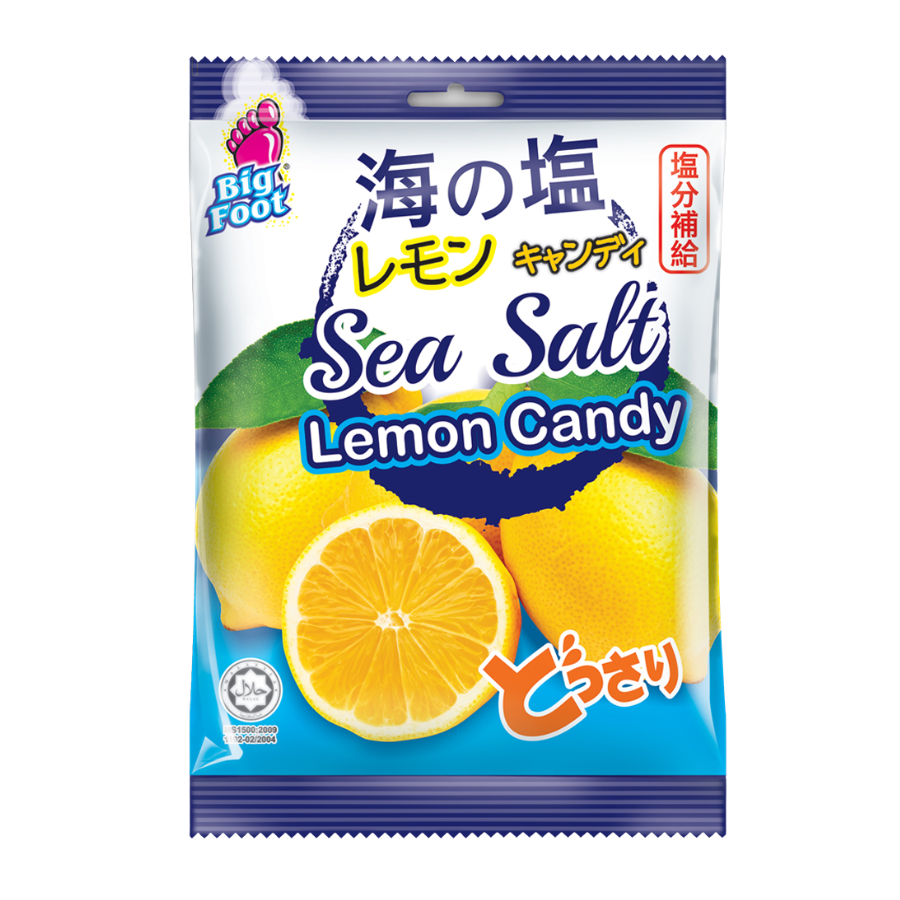 Big Foot Sea Salt Lemon Candy 150g