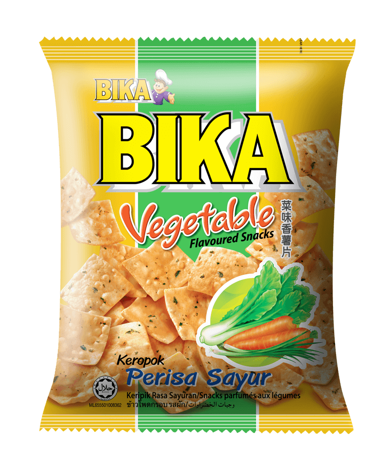Bika Vegetable Flavoured Snacks 60g