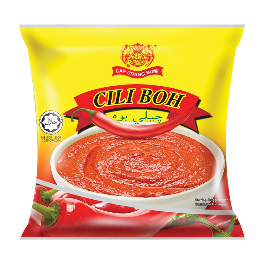 Cap Udang Bumi Cili Boh 350g