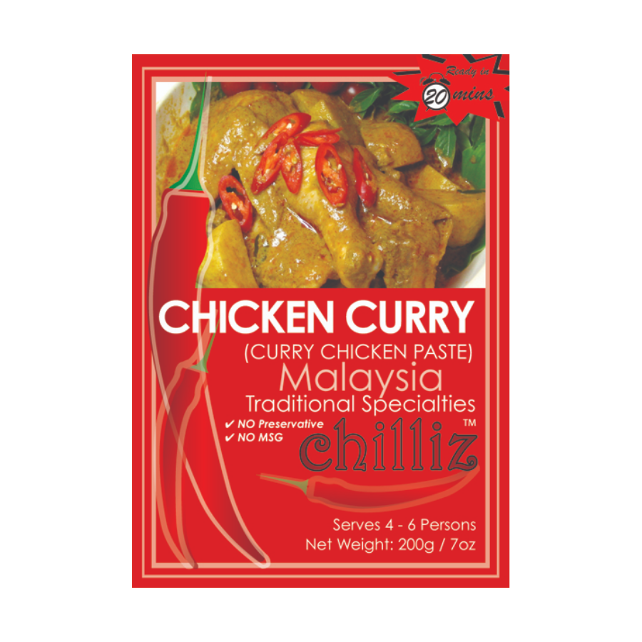 Chilliz Chicken Curry Paste 200g