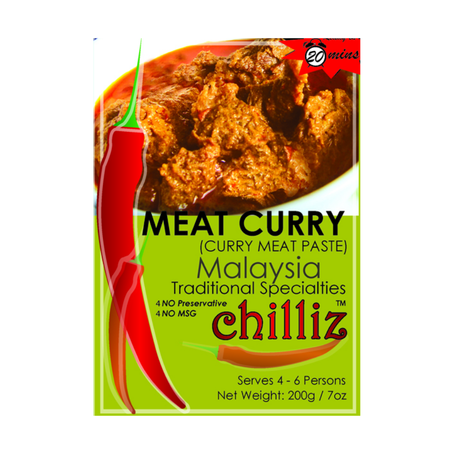 Chilliz Meat Curry Paste 200g