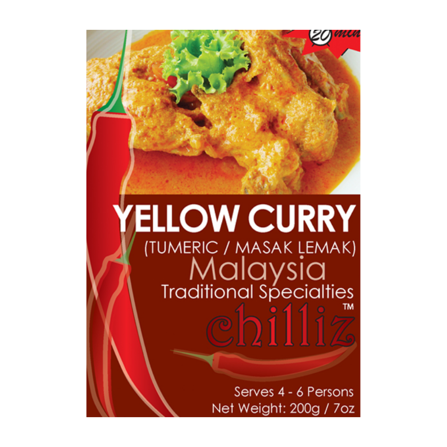 Chilliz Yellow Curry Paste 200g (BB: 19.10.25)