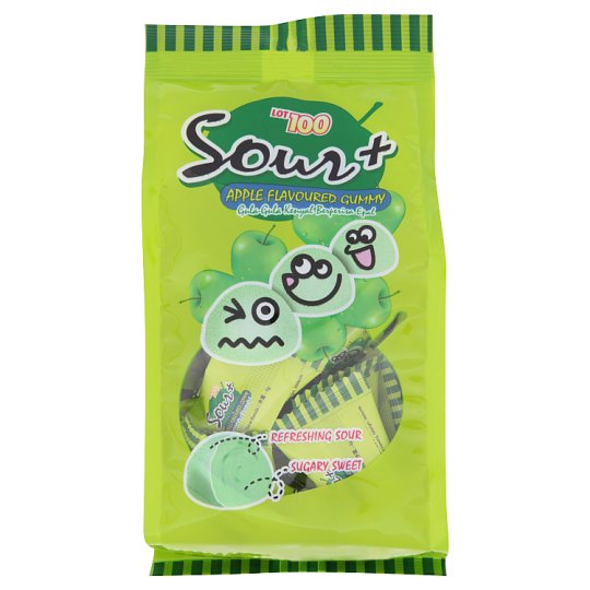 Cocoaland Lot 100 Sour+ Gummy Apple 100g